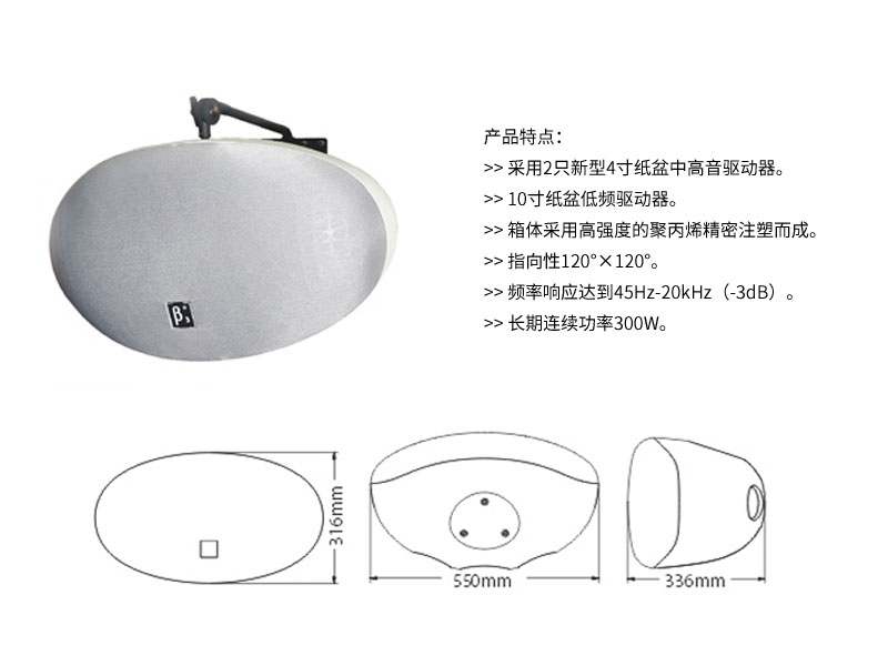 QS监听级房间扩声音箱